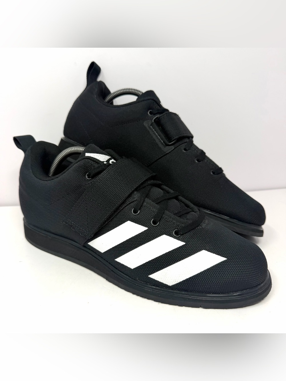 Adidas Men’s Powerlift 4 Weightlifting Shoes Sz 10 Black Gym Sneakers BC0343 EUC